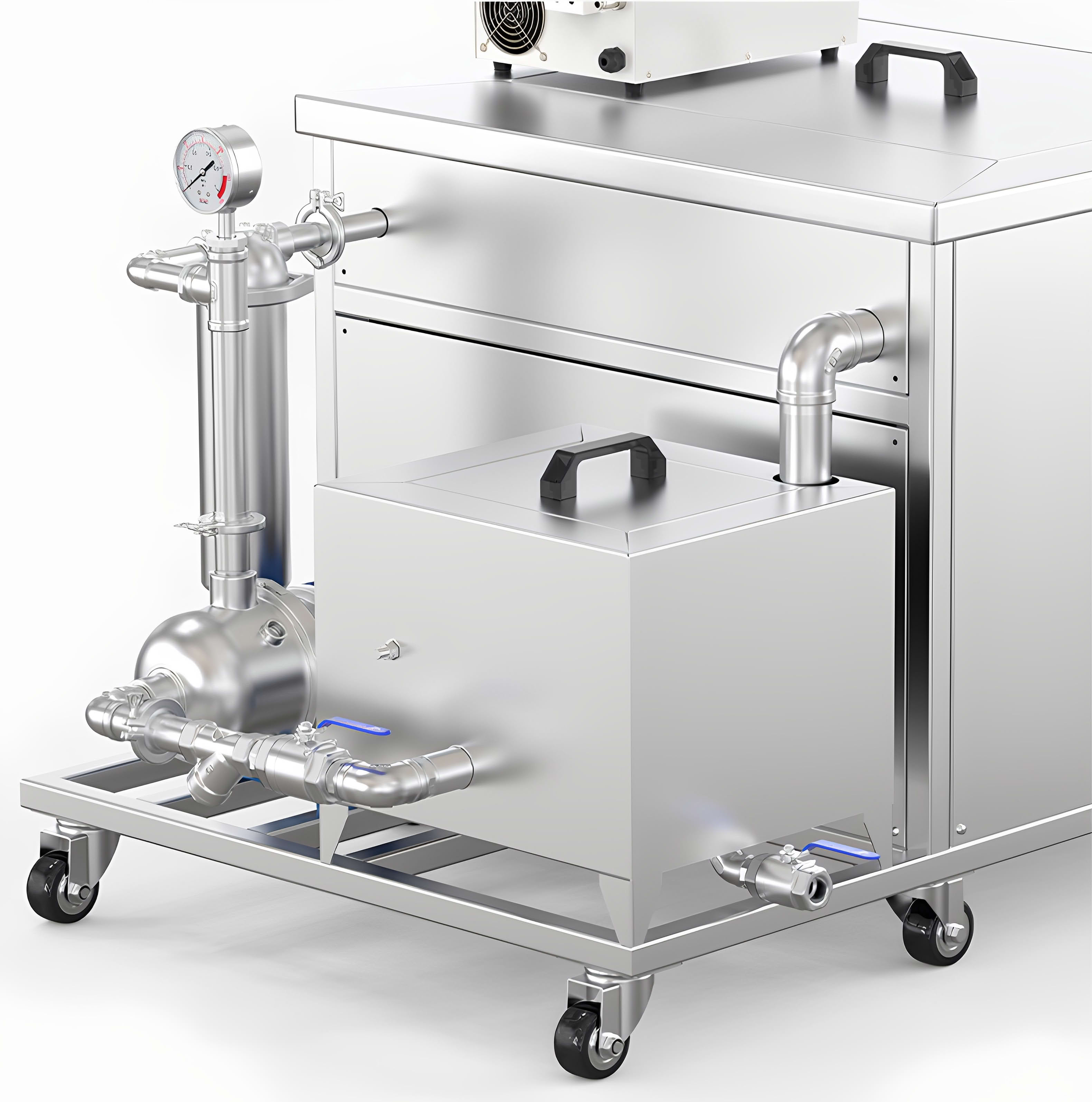 冠博仕GM1240L單槽過濾循環(huán)超聲波清洗機 | 45L/600W | 工業(yè)除油除銹五金小工件螺絲螺母清洗機