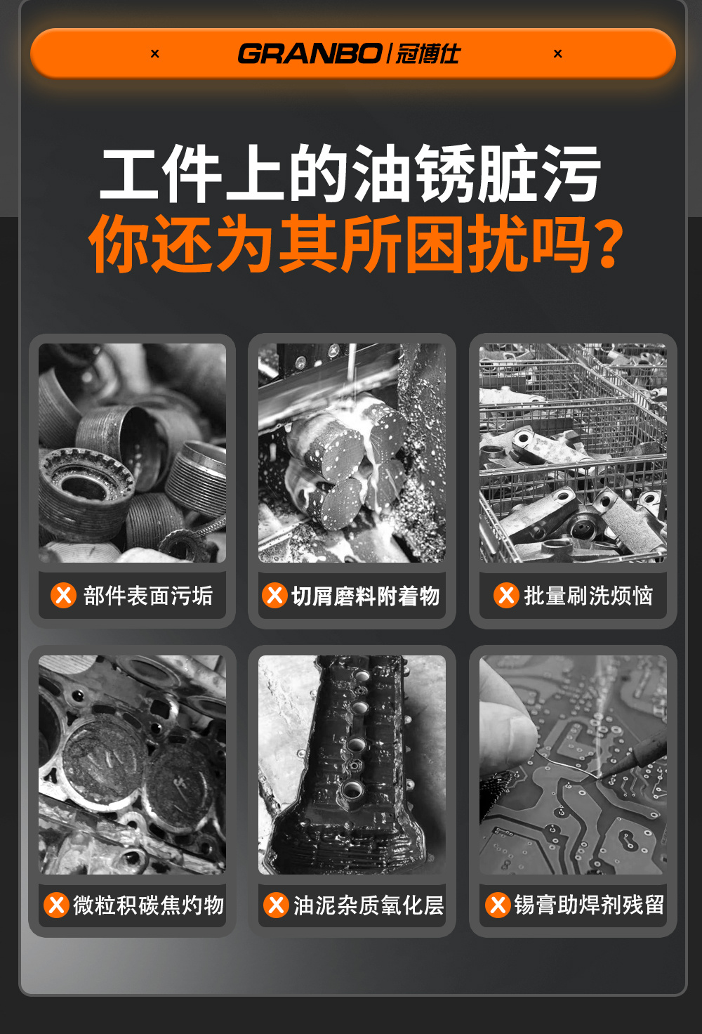 冠博仕GE72360H雙槽超聲波清洗機帶鼓風(fēng)烘干 | 360L/3600W | 高效去除油脂、鐵銹、油蠟、灰塵、切削液及氧化皮
