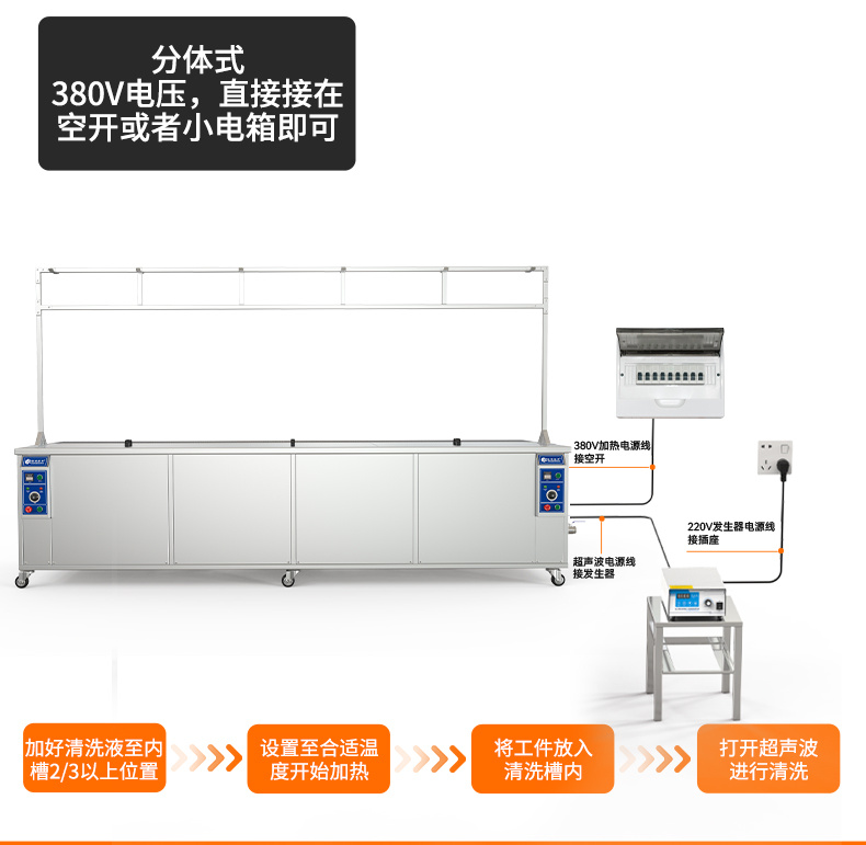 冠博仕GE6026B專業(yè)百葉窗超聲波清洗機(jī) | 264L/3000W | 可清洗多種百葉窗 支持定制