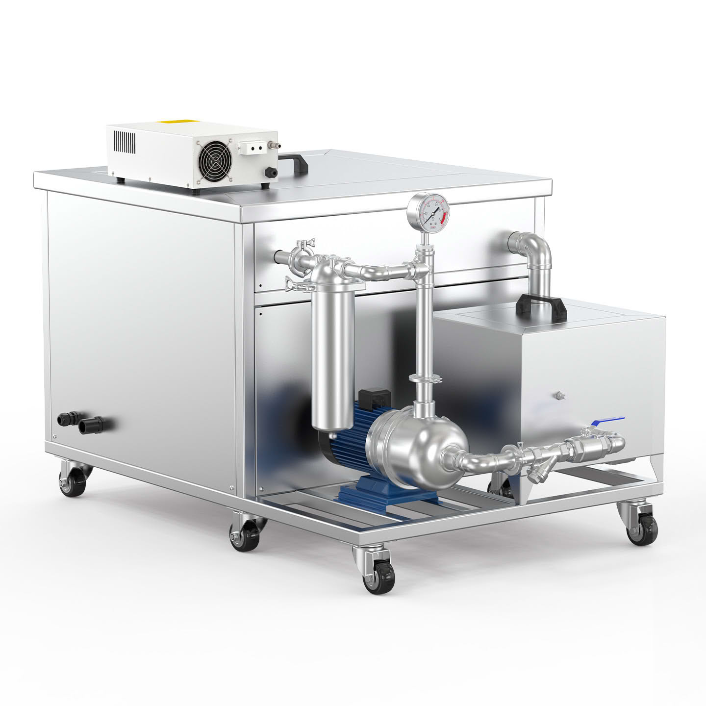 冠博仕GM1860L單槽過濾循環(huán)超聲波清洗機 | 61L/900W | 工業(yè)五金零件汽車發(fā)動機除油除銹清潔機